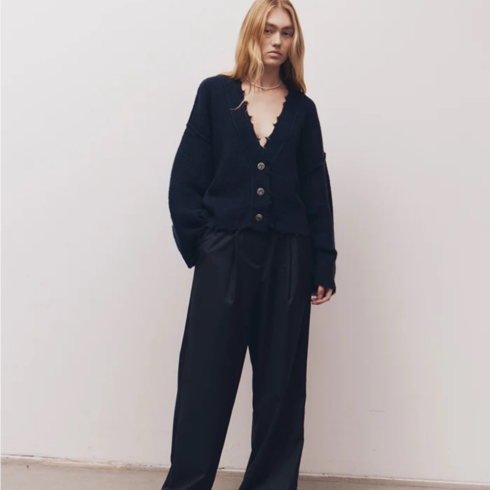 Chic Navy Women's Cardigan
